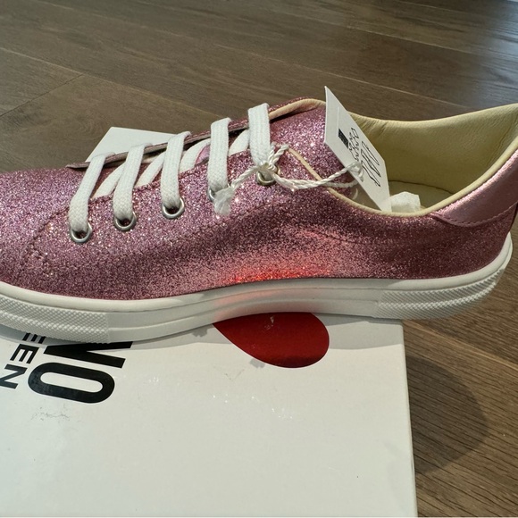 Girls Pink Moschino Sneakers - Picture 2 of 4